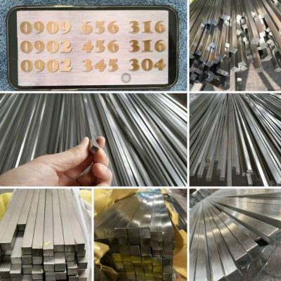 Vuông Đặc Inox 303 80mm